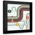 thumbnail image 1 of Averinos, Melissa 15x18 Black Modern Framed Museum Art Print Titled - Retro Subway I, 1 of 5