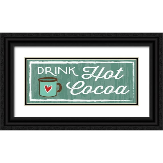 Averinos, Melissa 18x10 Black Ornate Wood Framed with Double Matting Museum Art Print Titled - Comfy Camping X