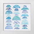 thumbnail image 1 of Averinos, Melissa 20x20 White Modern Wood Framed Museum Art Print Titled - Half Moon Abstract III, 1 of 4