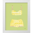 thumbnail image 1 of Averinos, Melissa 20x24 White Modern Wood Framed Museum Art Print Titled - Bathing Beauties I Pastel, 1 of 4