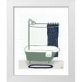 thumbnail image 1 of Averinos, Melissa 20x24 White Modern Wood Framed Museum Art Print Titled - Bold Bath I BG, 1 of 4