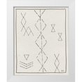 thumbnail image 1 of Averinos, Melissa 20x24 White Modern Wood Framed Museum Art Print Titled - Nordic Geo IV, 1 of 4