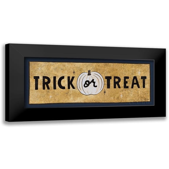 Averinos, Melissa 24x12 Black Modern Framed Museum Art Print Titled - Frightfully Wicked VII Dark
