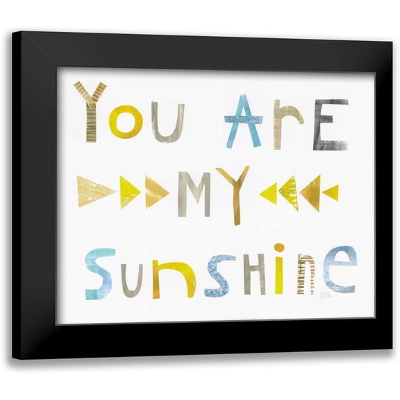 Averinos, Melissa 24x20 Black Modern Framed Museum Art Print Titled - Sweet Sentiments I