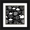 thumbnail image 1 of Averinos, Melissa 26x26 Black Ornate Wood Framed with Double Matting Museum Art Print Titled - Scandy Baby Pattern IVB, 1 of 4