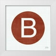 thumbnail image 1 of Averinos, Melissa 26x26 White Modern Wood Framed Museum Art Print Titled - Retro Subway Symbol V, 1 of 4