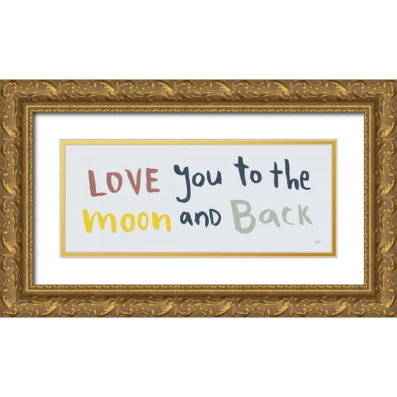 Averinos, Melissa 32x15 Gold Ornate Wood Framed with Double Matting Museum Art Print Titled - Scandy Baby Light X