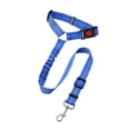 thumbnail image 1 of Avernio Dog Seat Belt Fuzzygo Adjustable Dog Car Safety Seat Belt & Leash Fuzzy Go Dog Seat Belt Harness for Car 2 In 1 Pet Car Leash Headrest Restraint Dog Safety Tether Fixing Clip Happy Day!, 1 of 5
