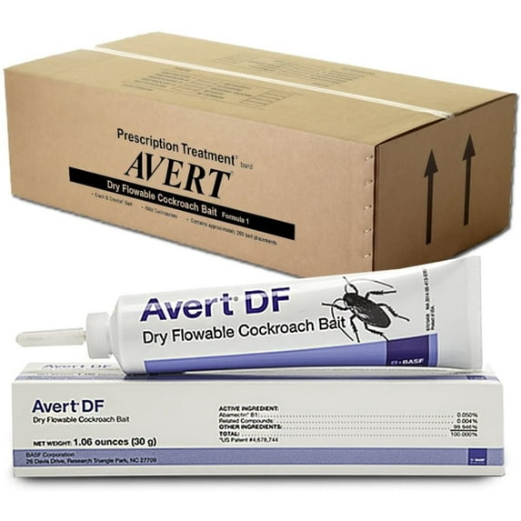 Avert DF Dry Flowable Cockroach Bait – 1 Case (12 x 30g Tubes) by BASF