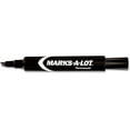 thumbnail image 1 of Avery 07888 Marks-A-Lot Chisel Tip Permanent Marker, Black , 12 Each/Dozen, 1 of 7