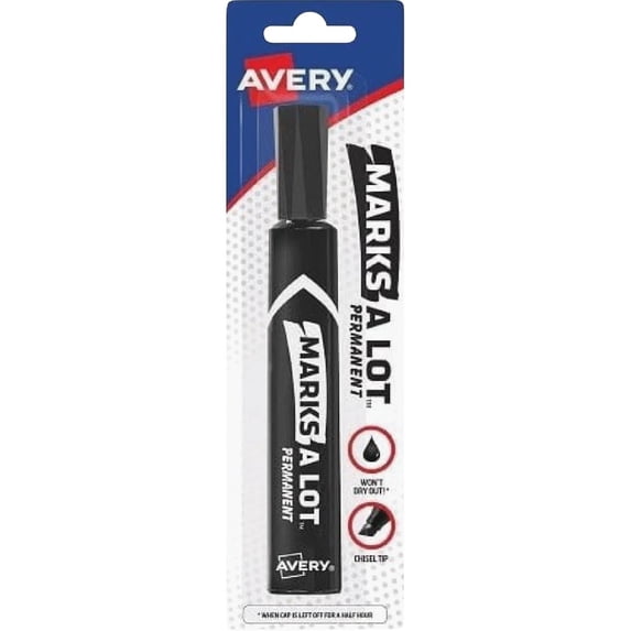 Avery 17888 Black Bullet Point Marks-A-Lot Marker