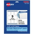 thumbnail image 1 of Avery 2-1/2" x 2-1/2" Waterproof Square Labels, 450 Labels, 1 of 11