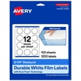 thumbnail image 1 of Avery 2-1/4" Waterproof Starburst Labels, 1,200 Labels, 1 of 10