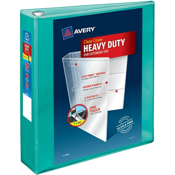 Avery 2" Heavy Duty Cc Aqua