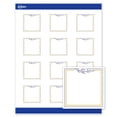 thumbnail image 1 of Avery 2" x 2" Cards, Gold & Navy Border with Florals, 120 ct, 1 of 11