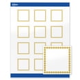 thumbnail image 1 of Avery 2" x 2" Labels, Pre-Printed Gold Beads Design, 120 ct, Glossy, Gold Beads, 1 of 10