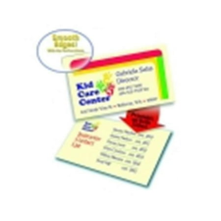 Avery 2 x 3.5 in. Inkjet Printers Clean Edge Two-Sided Printable Business Card- Ivory Matte, Pack 200