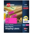 thumbnail image 1 of Avery Address Labels, 2" x 4", Neon Magenta, 1,000 Total (5974), 1 of 8