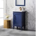 thumbnail image 1 of Avery 20" Single Bathroom Vanity with Porcelain Top - Blue, 1 of 3
