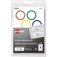 thumbnail image 1 of Avery 2332 Colour Coding Border Round Labels 1 1/4" (31.75 mm) Diameter - 80-Count (Pack of 1 ), 1 of 1