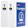 thumbnail image 1 of Avery 3" Economy View Binder, Round Rings, 2 White Binders (5741), 1 of 7