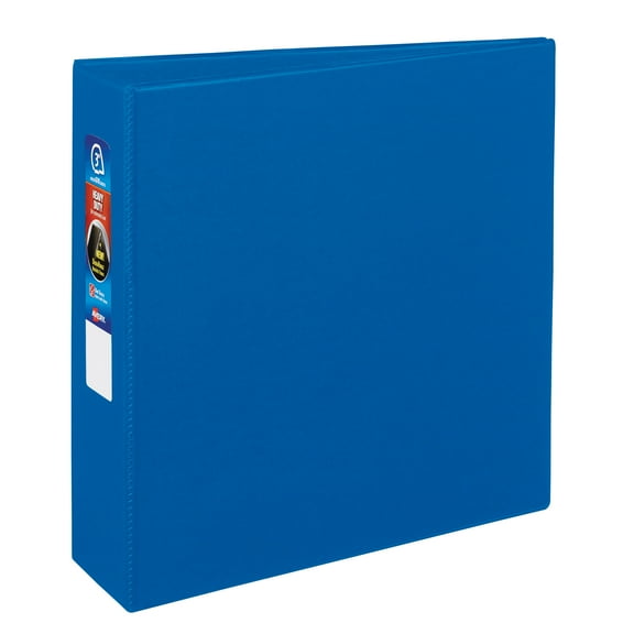Avery 3" Heavy Duty Binder, One Touch EZD Ring, Blue, 670 Sheets