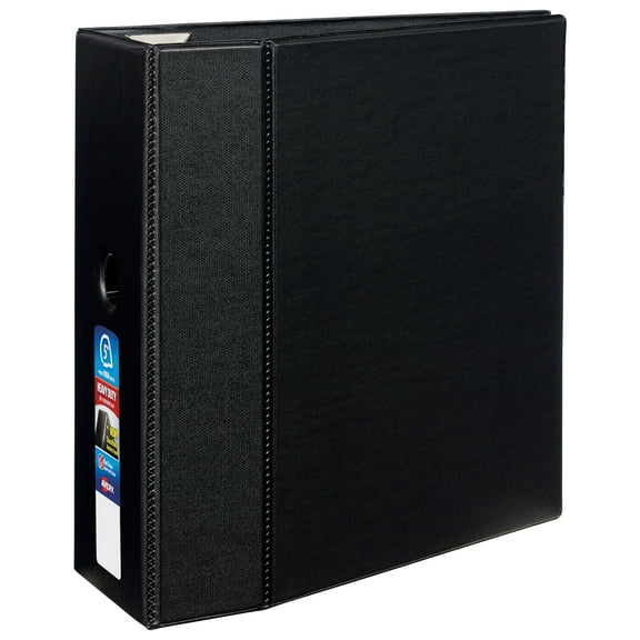 Avery 5" Heavy-Duty Binder, One-Touch EZD Ring, Black, 925 Sheets