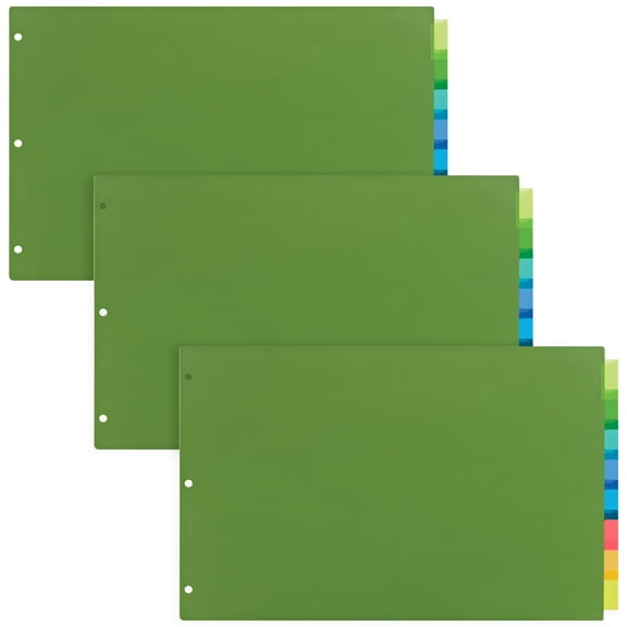 Avery 8-Tab Dividers, 11" x 17", Big Tab, 3 Sets (11256)