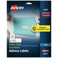 thumbnail image 1 of Avery Address Labels with Gold Border for Inkjet Printers, 1" x 2-5/8",  300 Labels (6529), 1 of 6