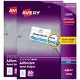 Avery Adhesive Name Badges, 2 Packs of 25395, Printable, Flexible ...