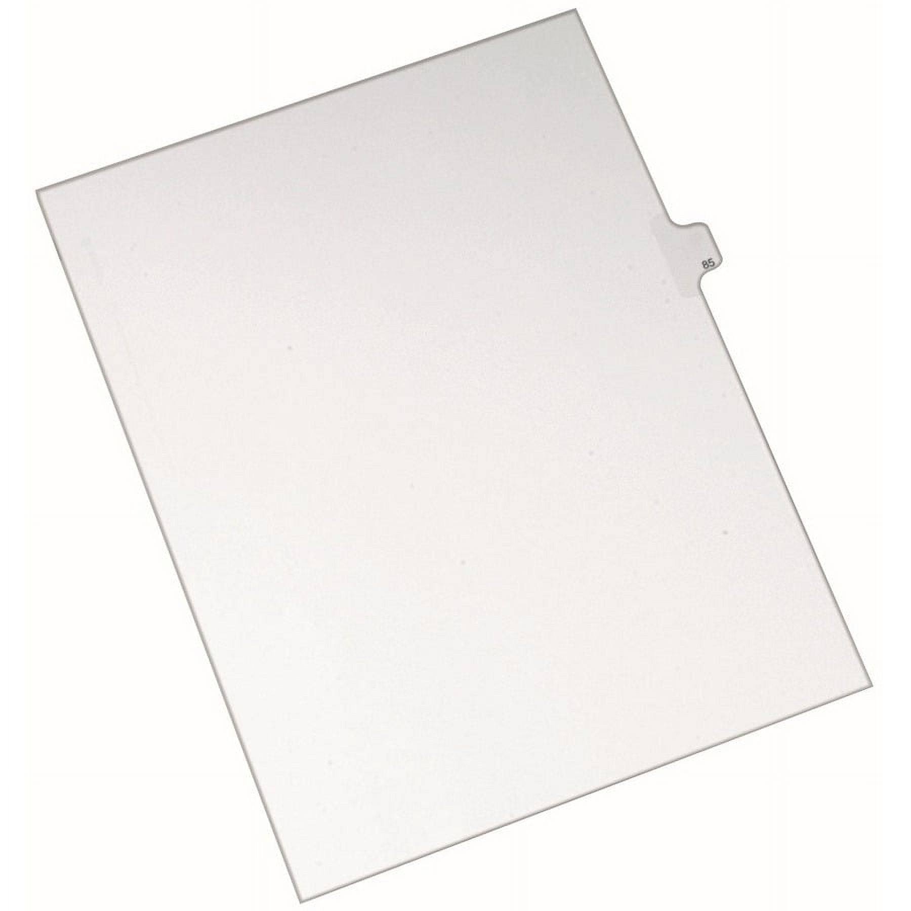 Avery Alllstate Style Individual Legal Dividers - 25 x Divider(s) - Side Tab(s) - 85 - 1 Tab(s)/Set - 8.5 Avery Alllstate Style Individual Legal Dividers - 25 x Divider(s) - Side Tab(s) - 85 - 1 Tab(s)/Set - 8.5