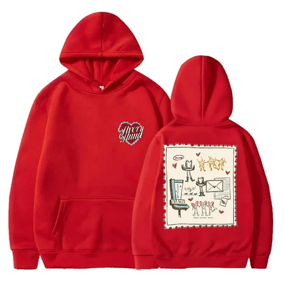 Avery Anna Doodle Hoodies Let Go Letters Tour Merch Women Men Fashion Long Sleeve Sweatshirts