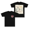 thumbnail image 1 of Avery Anna Doodle T-Shirts Let Go Letters Tour Merch Cosplay Women Men Fashion Short Sleeve Tee, 1 of 6