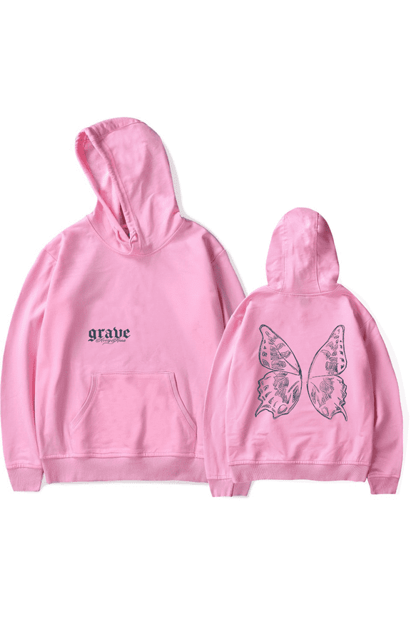 Avery Anna Grave Merch Unisex Long Sleeve Casual Pullover Hoodie For Fans