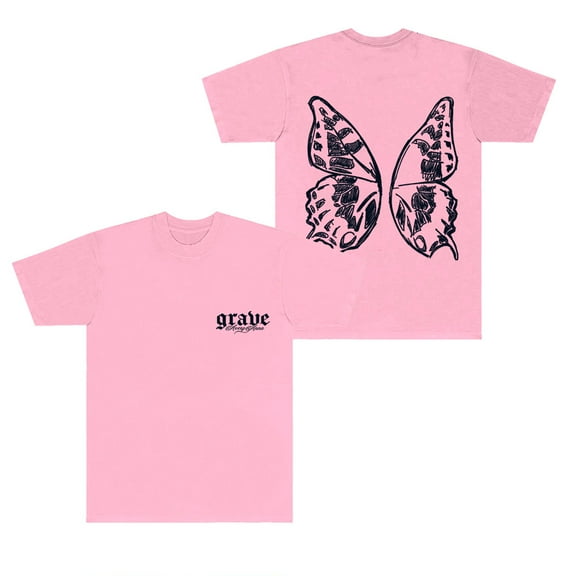 Avery Anna Grave T-Shirts Let Go Letters Tour 2025 Merch Women Men Fashion Short Sleeve Tee