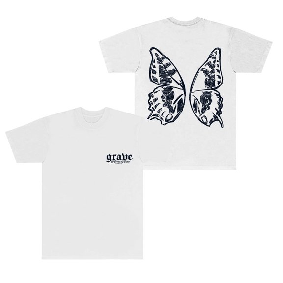 Avery Anna Grave T-Shirts Let Go Letters Tour 2025 Merch Women Men Fashion Short Sleeve Tee