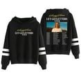 thumbnail image 1 of Avery Anna Let Go Letters Tour Hoodie Pocketless Parallel Bars Sleeve Streetwear Men Women Hooded Sweatshirt, 1 of 3