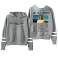 thumbnail image 1 of Avery Anna Let Go Letters Tour Hoodie Pocketless Parallel Bars Sleeve Streetwear Men Women Hooded Sweatshirt, 1 of 3
