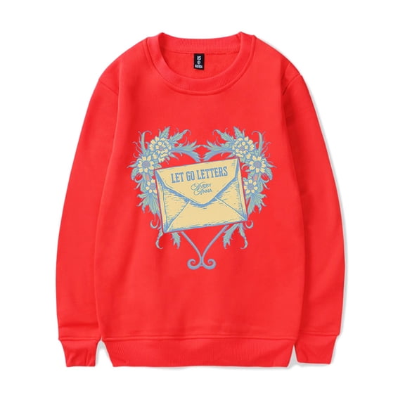 Avery Anna Merch Let Go Letters Crewneck Sweatshirt Unisex Long Sleeve Merch Tracksuit