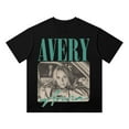 thumbnail image 1 of Avery Anna Photo Cotton T-shirt Hip-hop Short Sleeved Shirt Fashion Crewneck Tees, 1 of 2