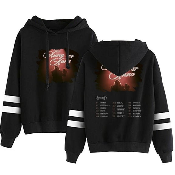 Avery Anna Tour 2025 Long Sleeve Hooded Sweatshirt Merch For Men/Women Hoodies Fashion Cosplay Streetwear