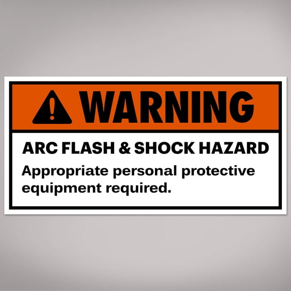 Avery Arc Flash / Shock Warning Labels, 2" x 4", 50 Total