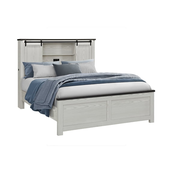Avery Beige Queen Bed