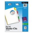 thumbnail image 1 of Avery Big Tab Write & Erase Dividers, Assorted Colors, 5 Tabs/Divider (23076), 1 of 8