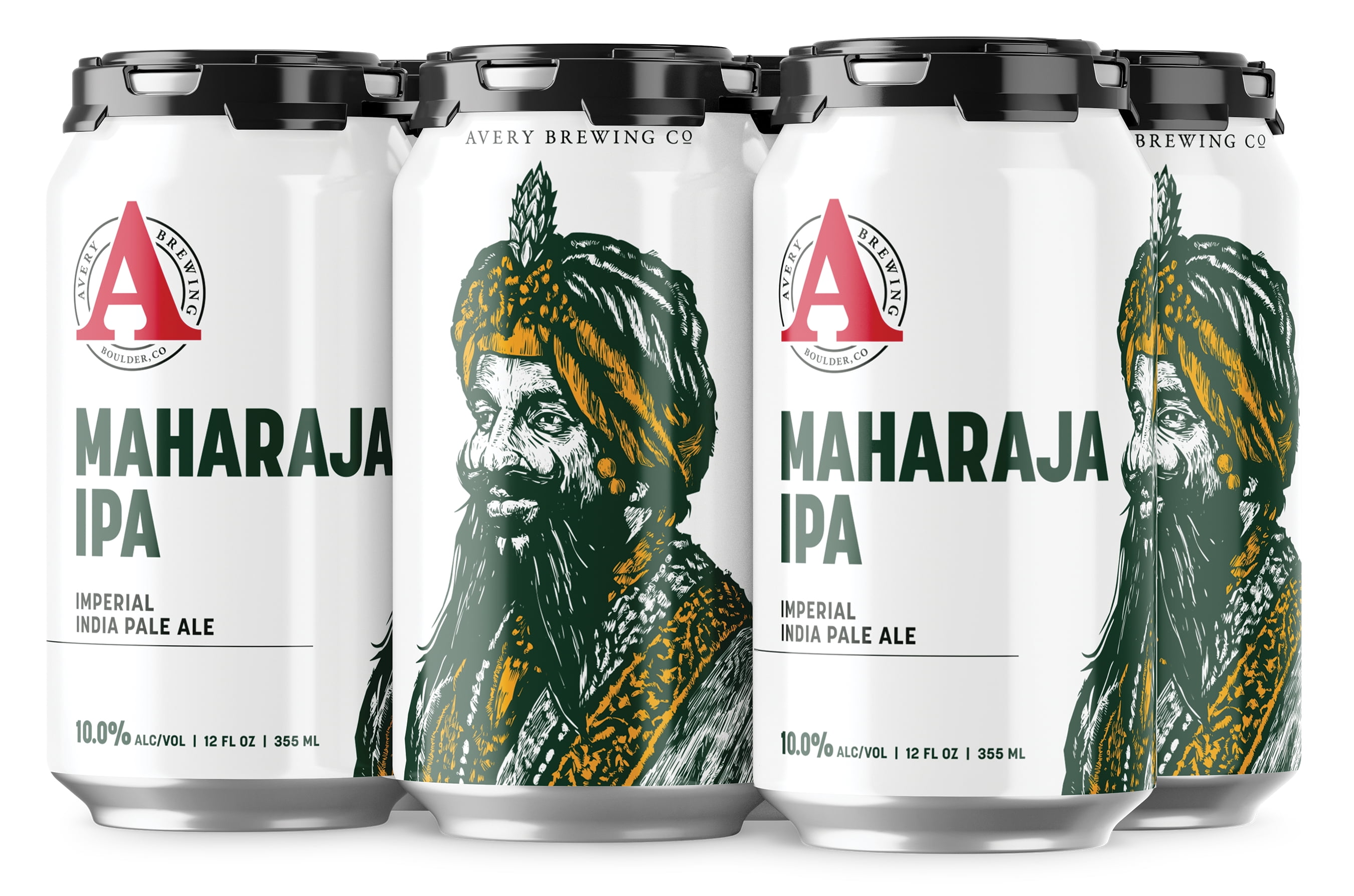 Avery Brewing Co. Maharaja IPA, 6 pack, 12 fl.oz, Aluminum Can, 10 % ...