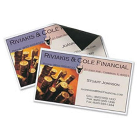 Avery Business Cards for Inkjet Printers - Magnetic - 30-PK - White - 2 in. x 3.5 in.