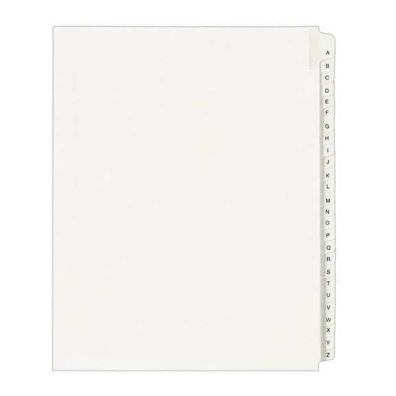 Avery Collated Legal Dividers Allstate Style, Letter Size, A-Z Tab Set (1700)