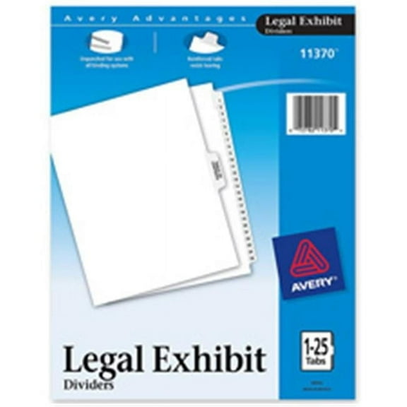 Avery Consumer Products AVE Index Divider- 51-75- w-Table of Content- 11in.x8-.50in.- 26-ST- WE