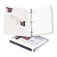 thumbnail image 1 of Avery Consumer Products AVE09400 Slant-Ring View Binder- 1-.50in. Capacity- 11in.x8-.50in.- Black, 1 of 1
