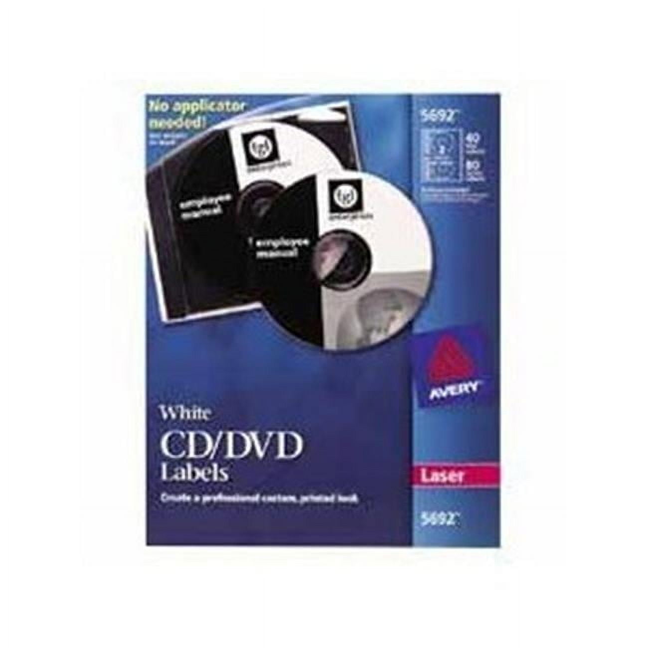 Avery Consumer Products AVE5692 Labels Laser Cd-Dvd - Walmart.com